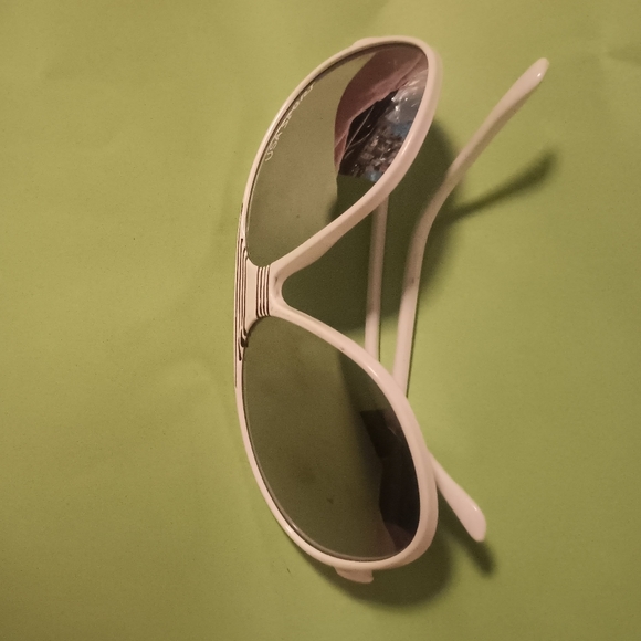 VTG LEISURE TIME SPORT USA COOL GUY MIRRORED LENSE SUNGLASSES IN WHITE - Picture 3 of 9